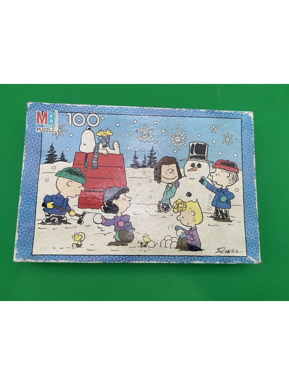 Peanuts Snow Day 100-Piece Jigsaw Puzzle - 1966 Milton Bradley